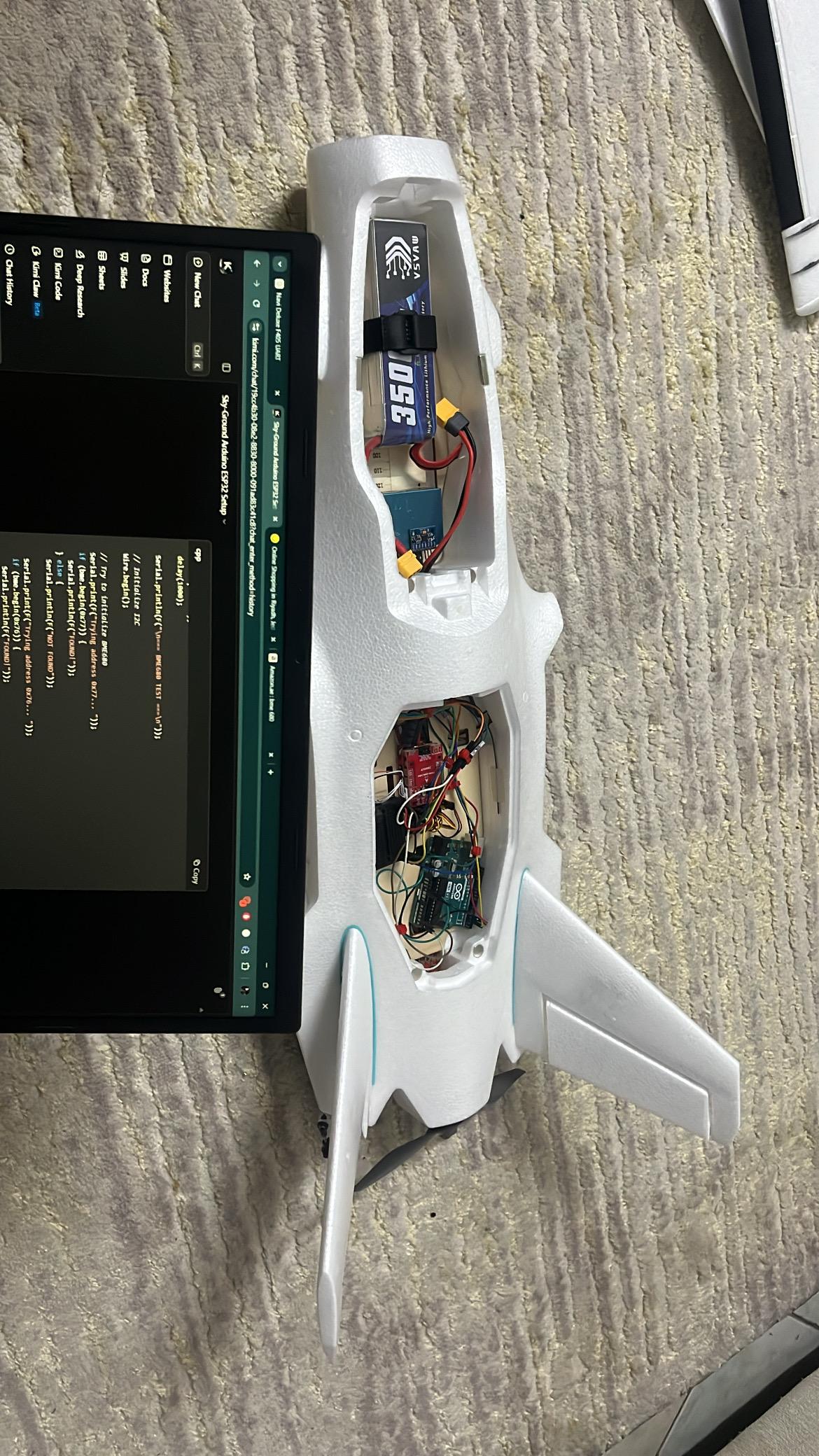 UAV propulsion and avionics assembly